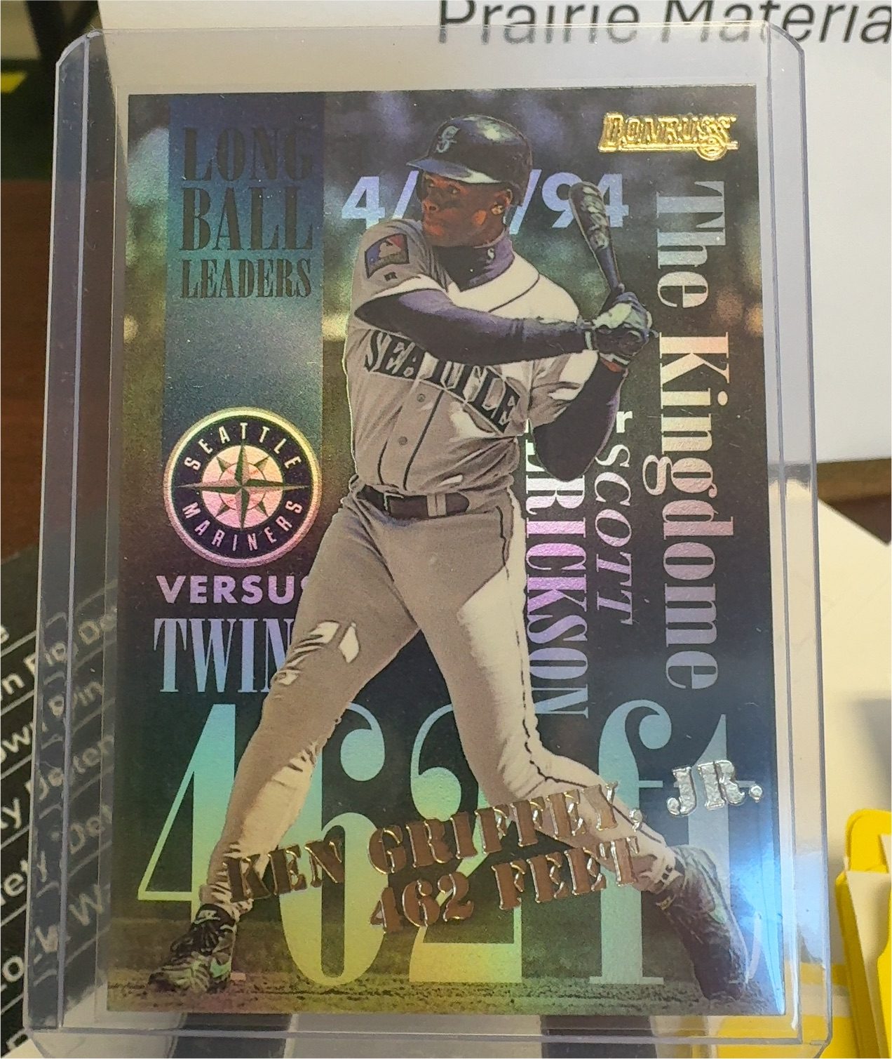 1994 Panini Donruss Long Ball Leaders #3 Ken Griffey Jr — front
