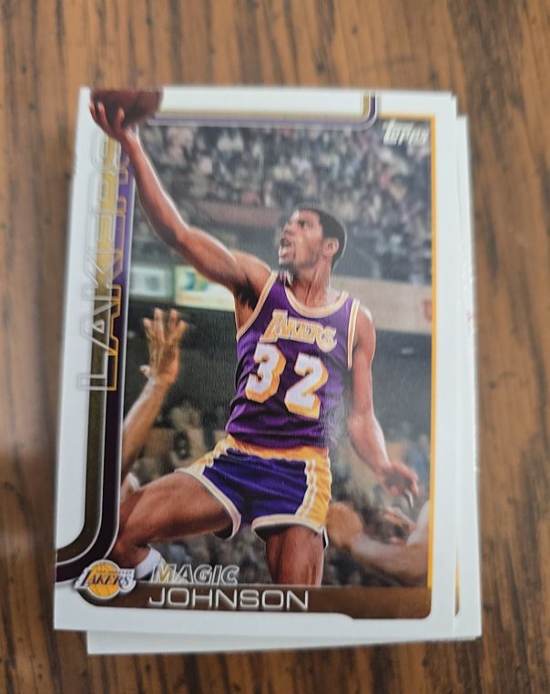 2025 Topps #255 Magic Johnson — front