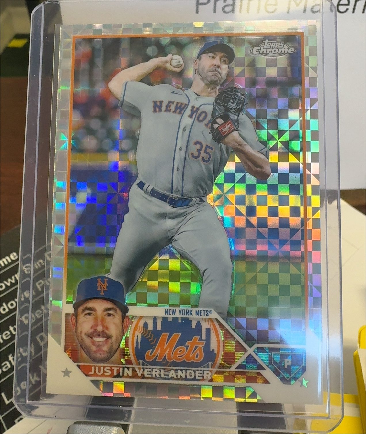 2023 Topps Chrome #126 Justin Verlander — front
