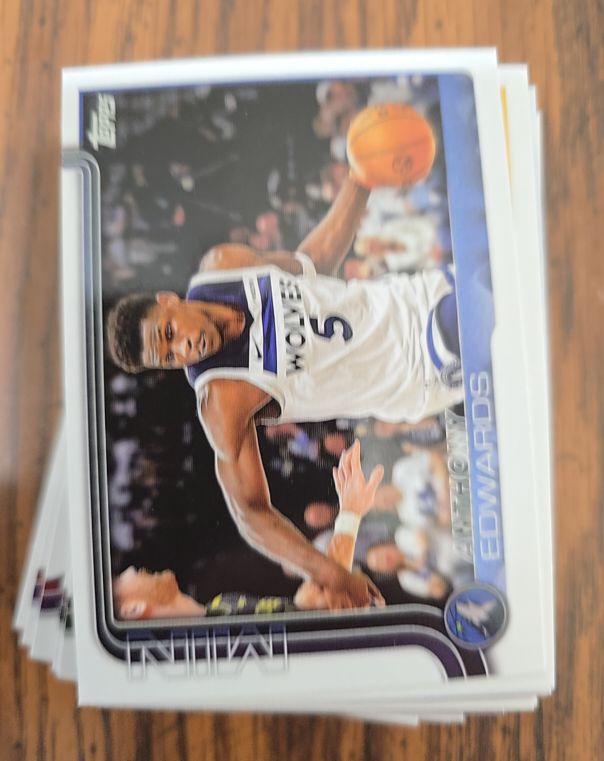 2025 Topps #108 Anthony Edwards — front