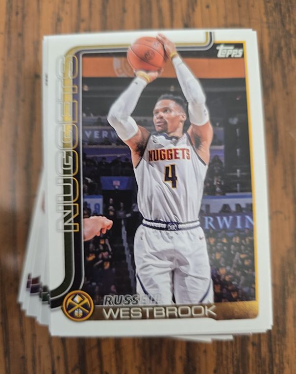 2025 Topps #104 Russell Westbrook — front