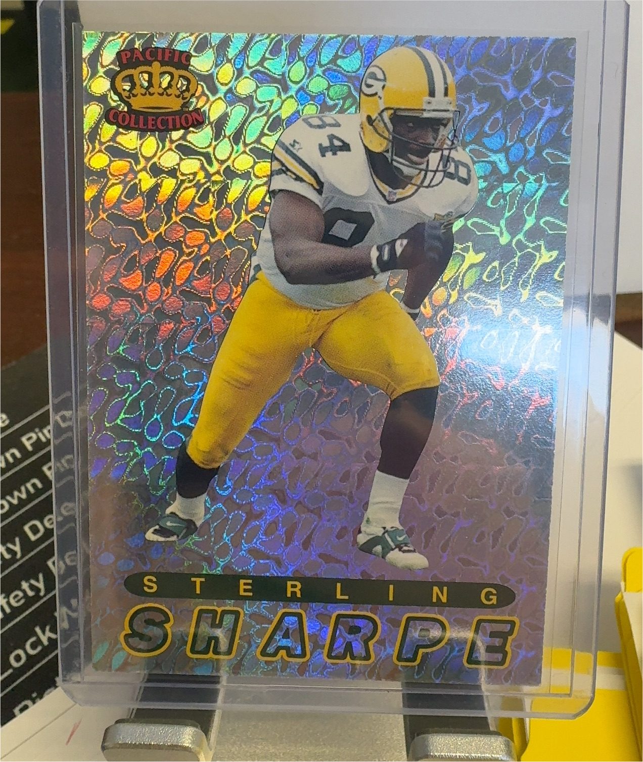 1994 Pacific Prisms #105 Sterling Sharpe — front