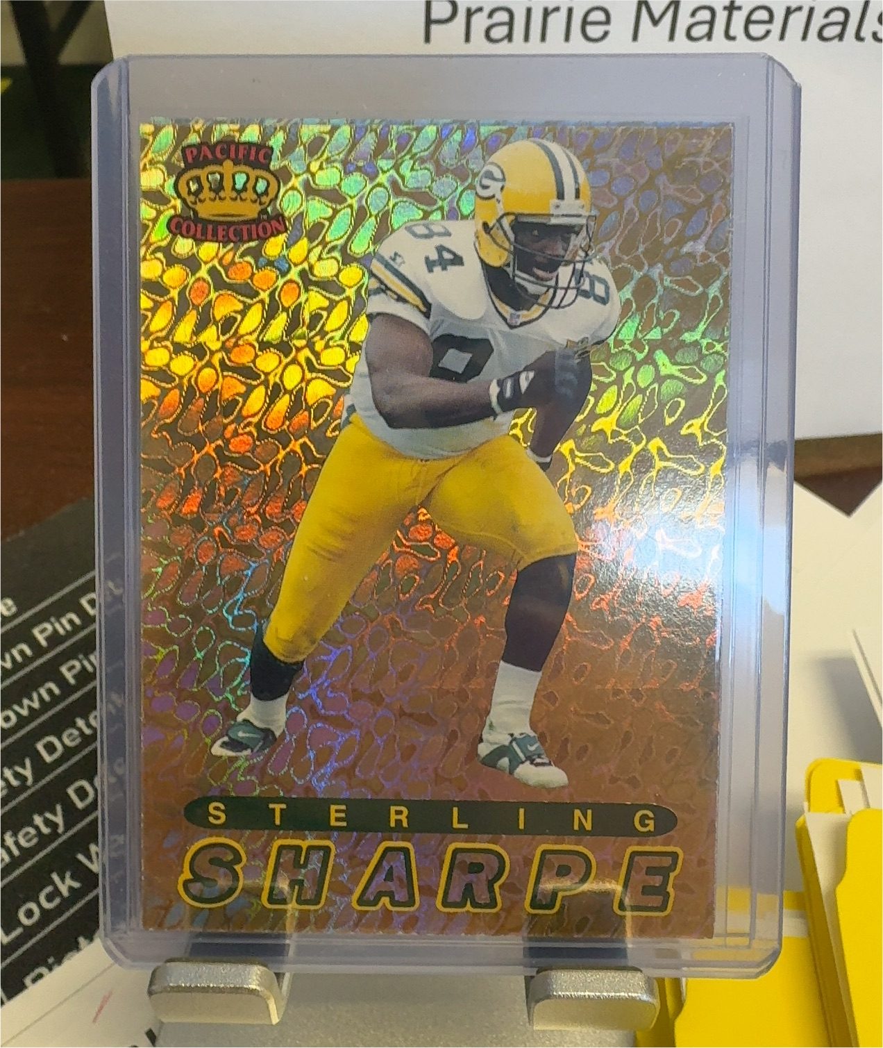 1994 Pacific Prisms #105 Sterling Sharpe — front