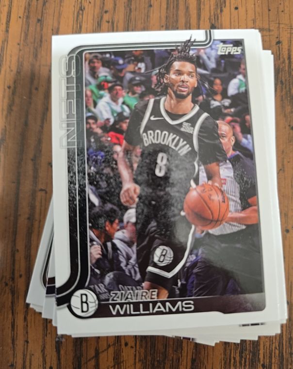 2025 Topps #9 Ziaire Williams — front