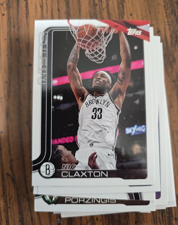 2025 Topps #10 Nic Claxton — front
