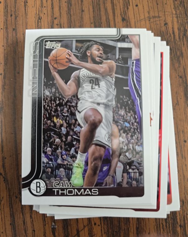 2025 Topps #11 Cam Thomas — front