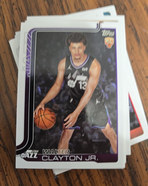 2025 Topps #218 Walter Clayton Jr. — front
