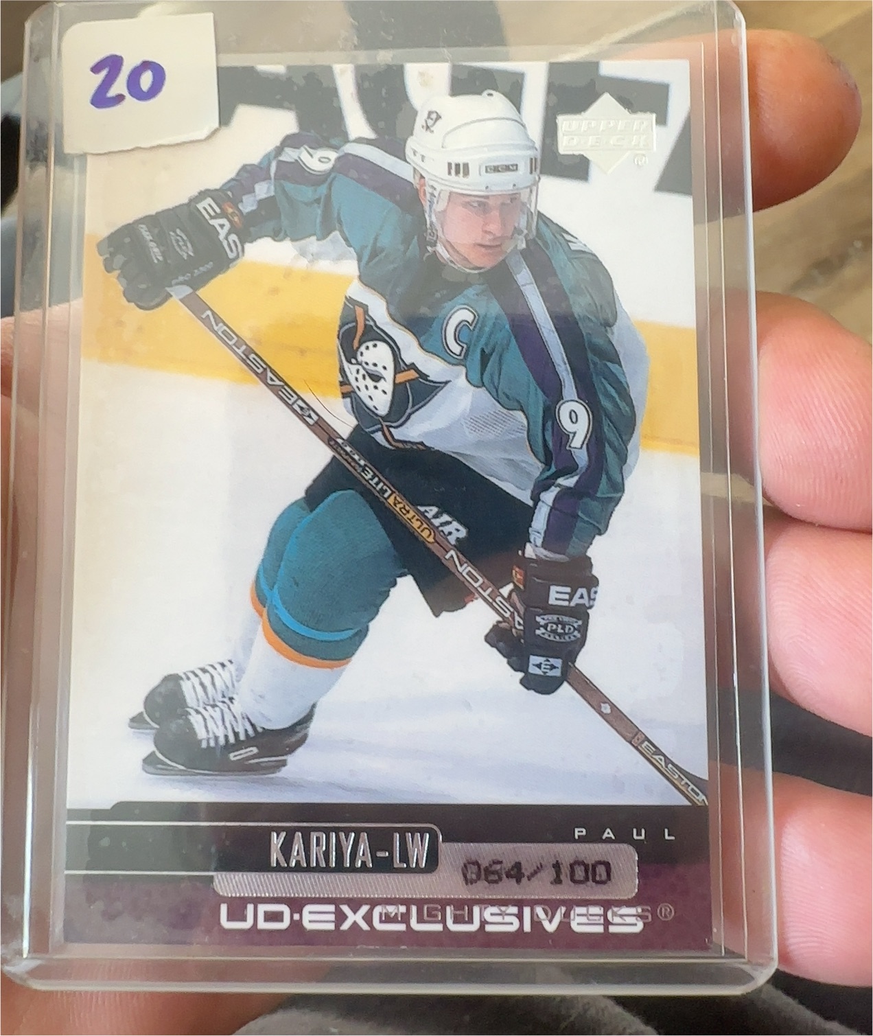 1999 Upper Deck #11 Paul Kariya — front