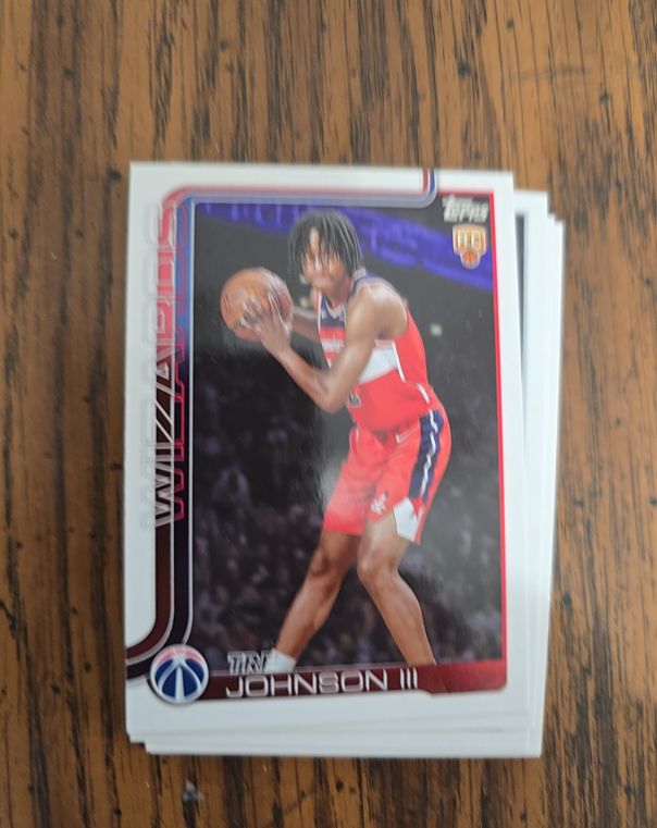 2025 Topps #206 Tre Johnson III — front