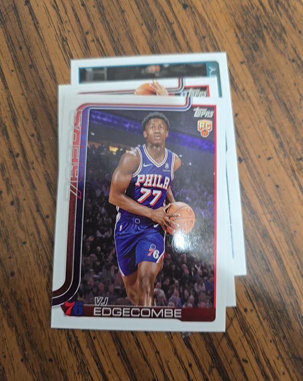 2025 Topps #203 VJ Edgecombe — front