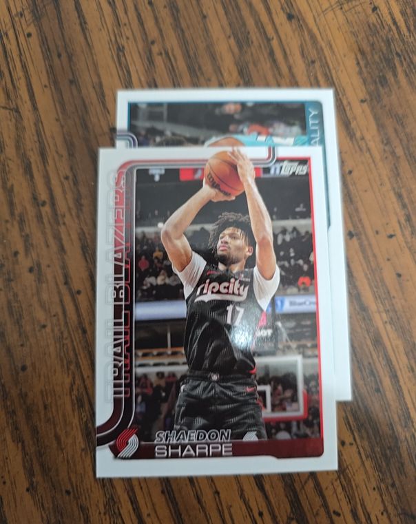 2025 Topps #127 Shaedon Sharpe — front