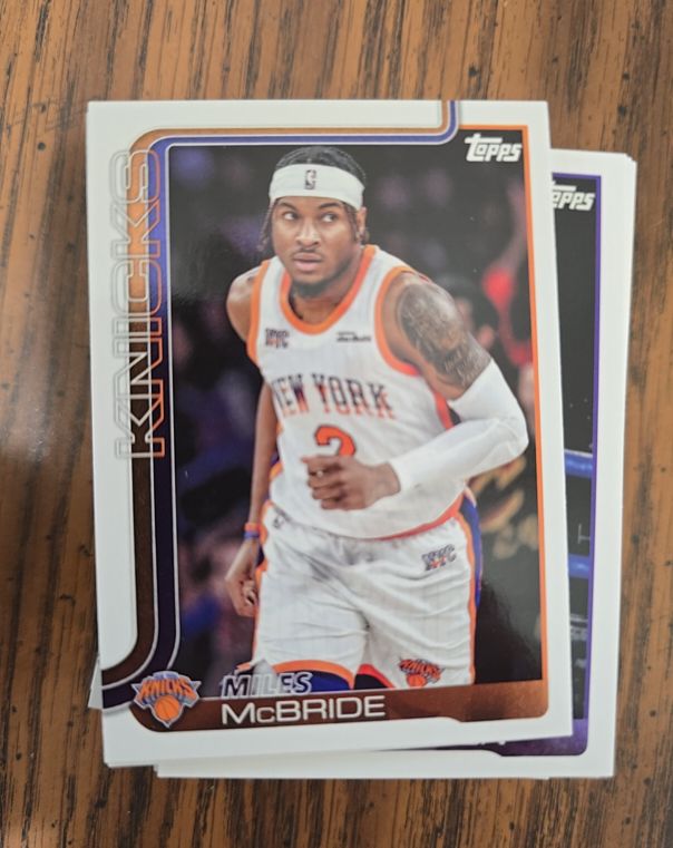 2025 Topps #17 Miles McBride — front