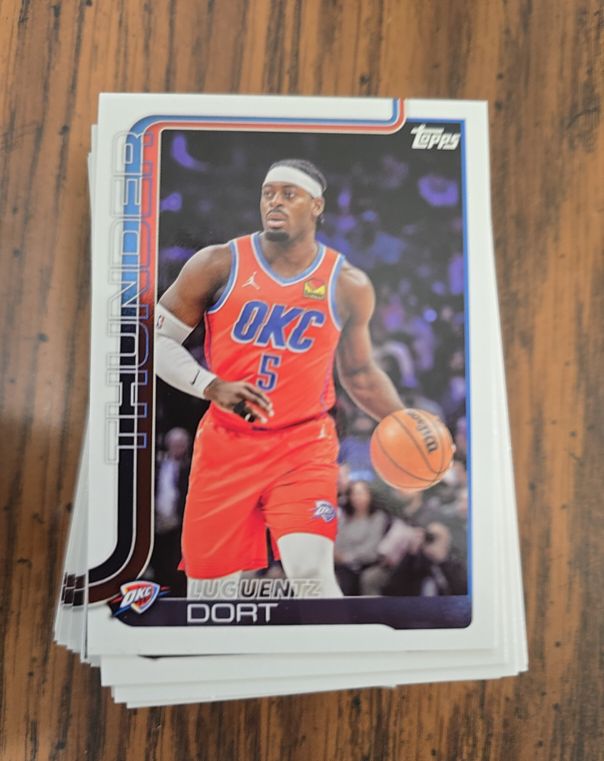 2025 Topps #117 Luguentz Dort — front