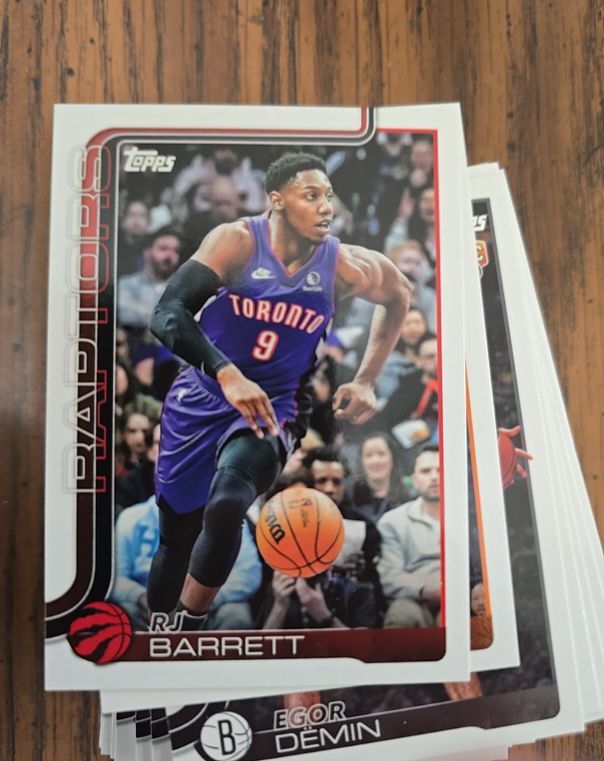 2025 Topps #33 RJ Barrett — front