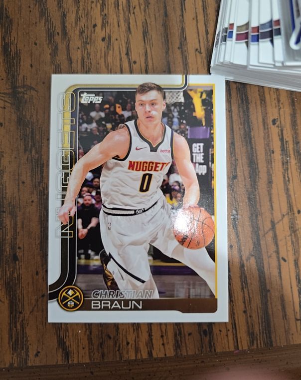 2025 Topps #102 Christian Braun — front