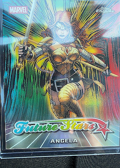 2026 Topps Chrome Marvel Future Stars #FS-01 Angela — front