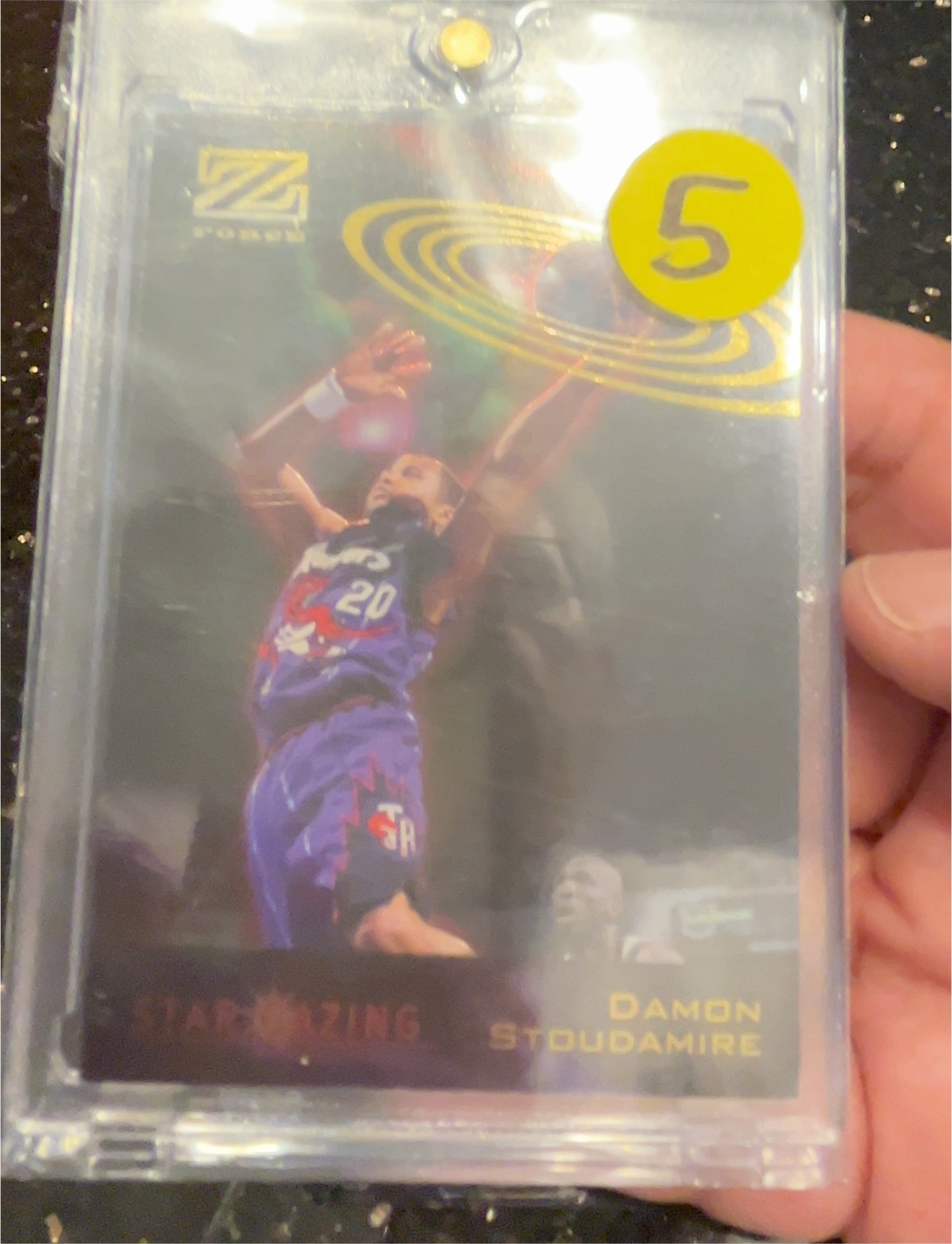 1997-98 Skybox Z-Force Star Gazing #13SG Damon Stoudamire — front