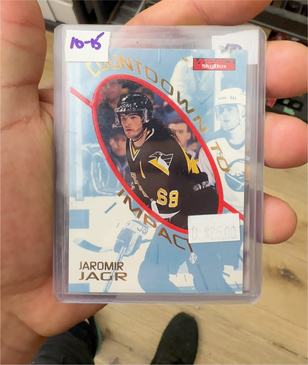 1995 Pinnacle #11 Jaromir Jagr — front