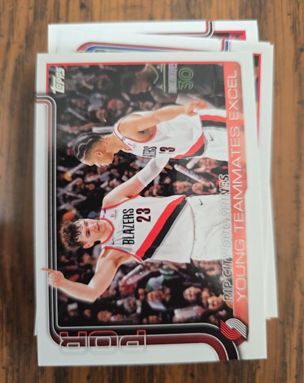 2025 Topps #289 Shaedon Sharpe — front
