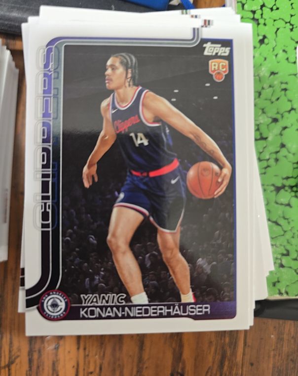 2025 Topps #230 Yanic Konan-Niederhauser — front