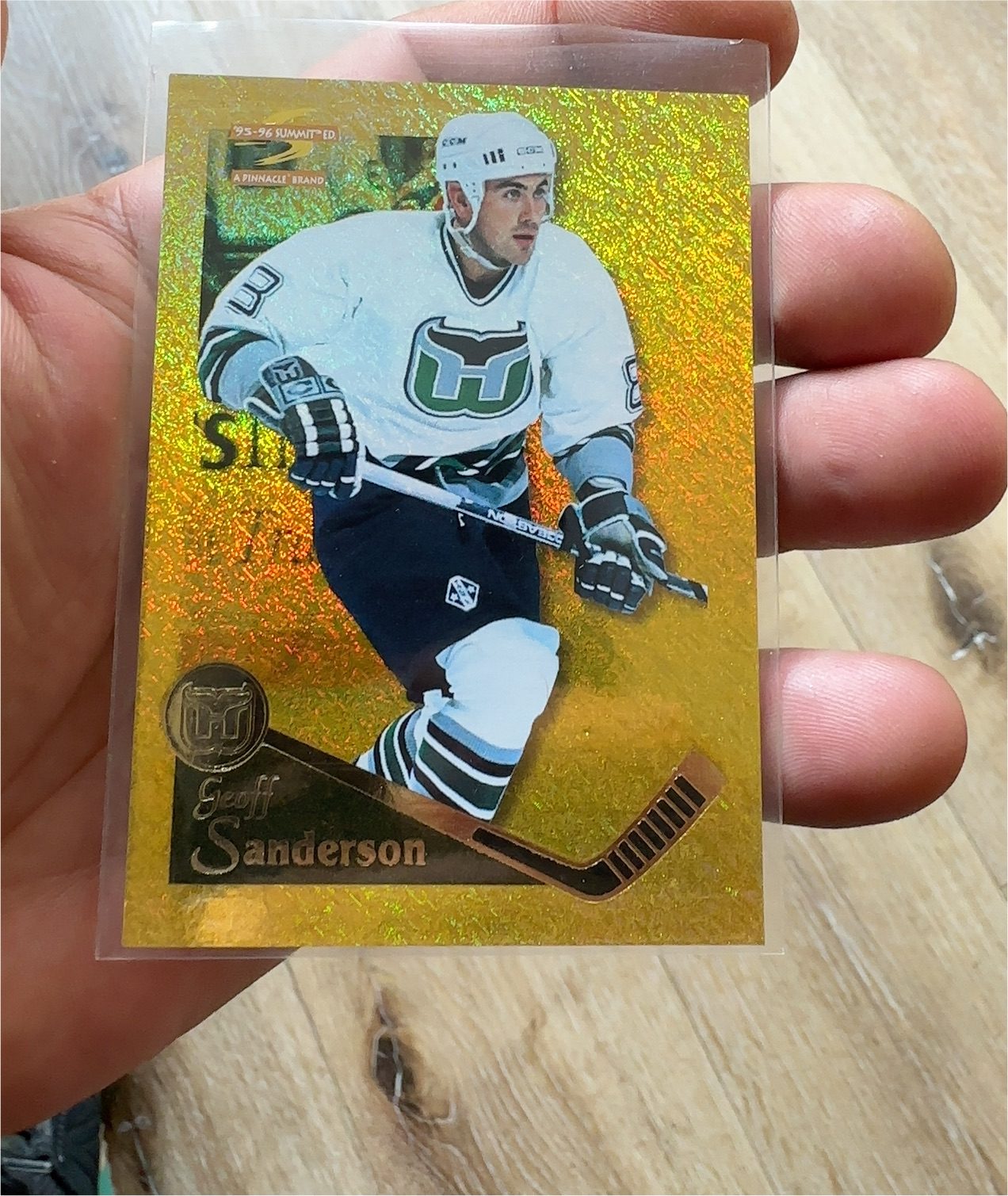 1995 Select Certified #26 Geoff Sanderson — front
