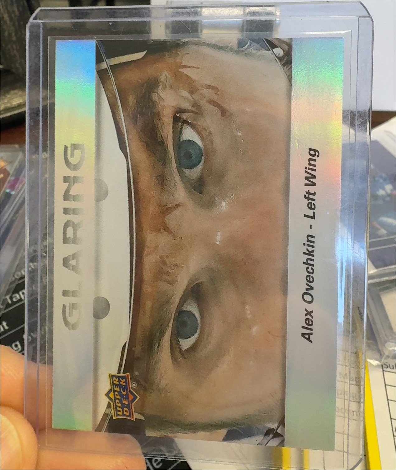 2023 Upper Deck Glaring #GL-1 Alex Ovechkin — front