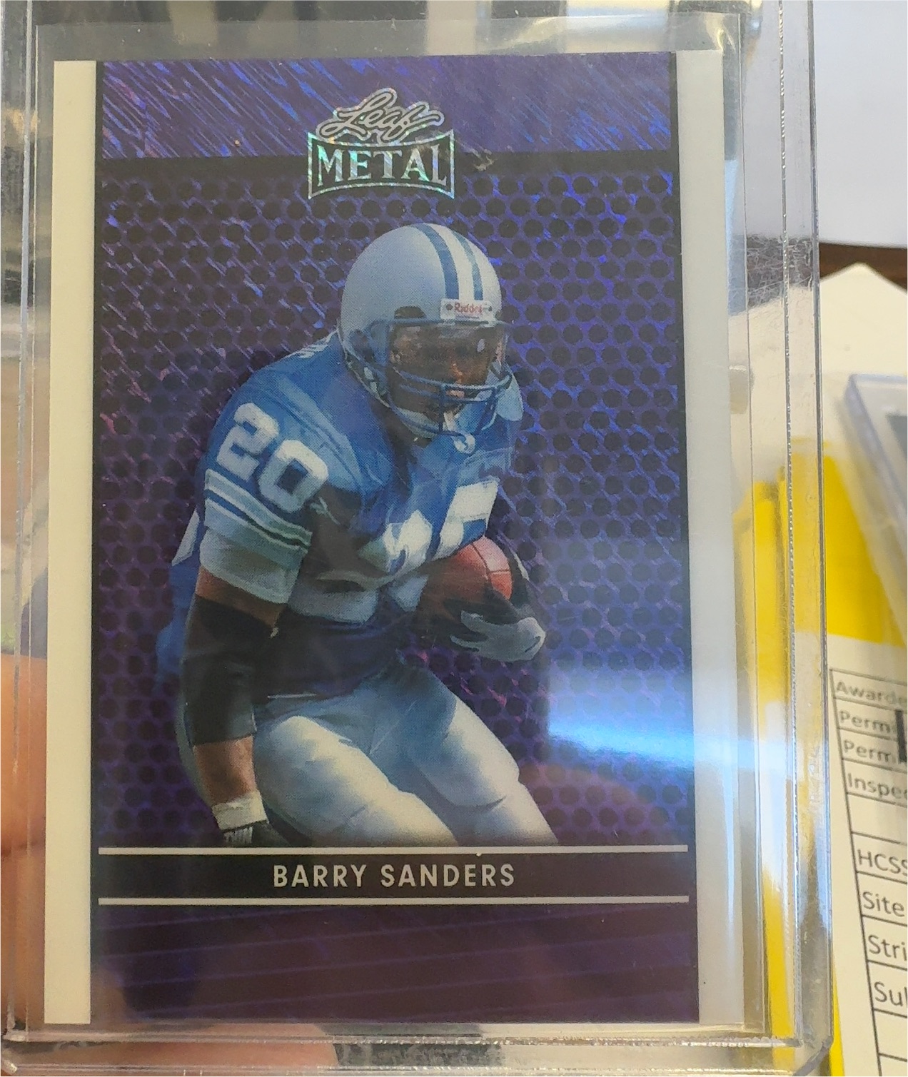 2024 Leaf Metal Barry Sanders — front
