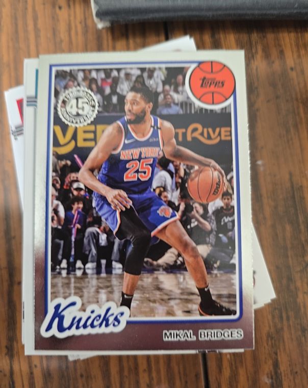 2025 Topps 1980 #80BK-38 Mikal Bridges — front