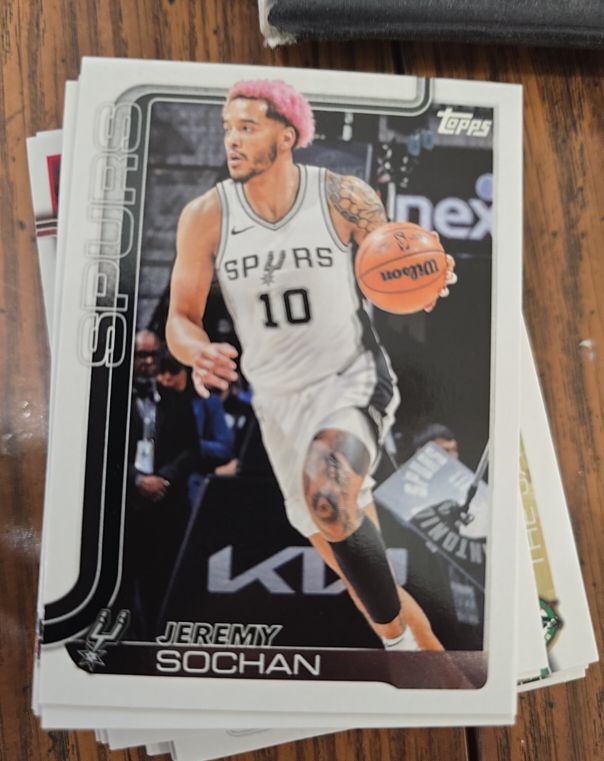 2025 Topps #199 Jeremy Sochan — front