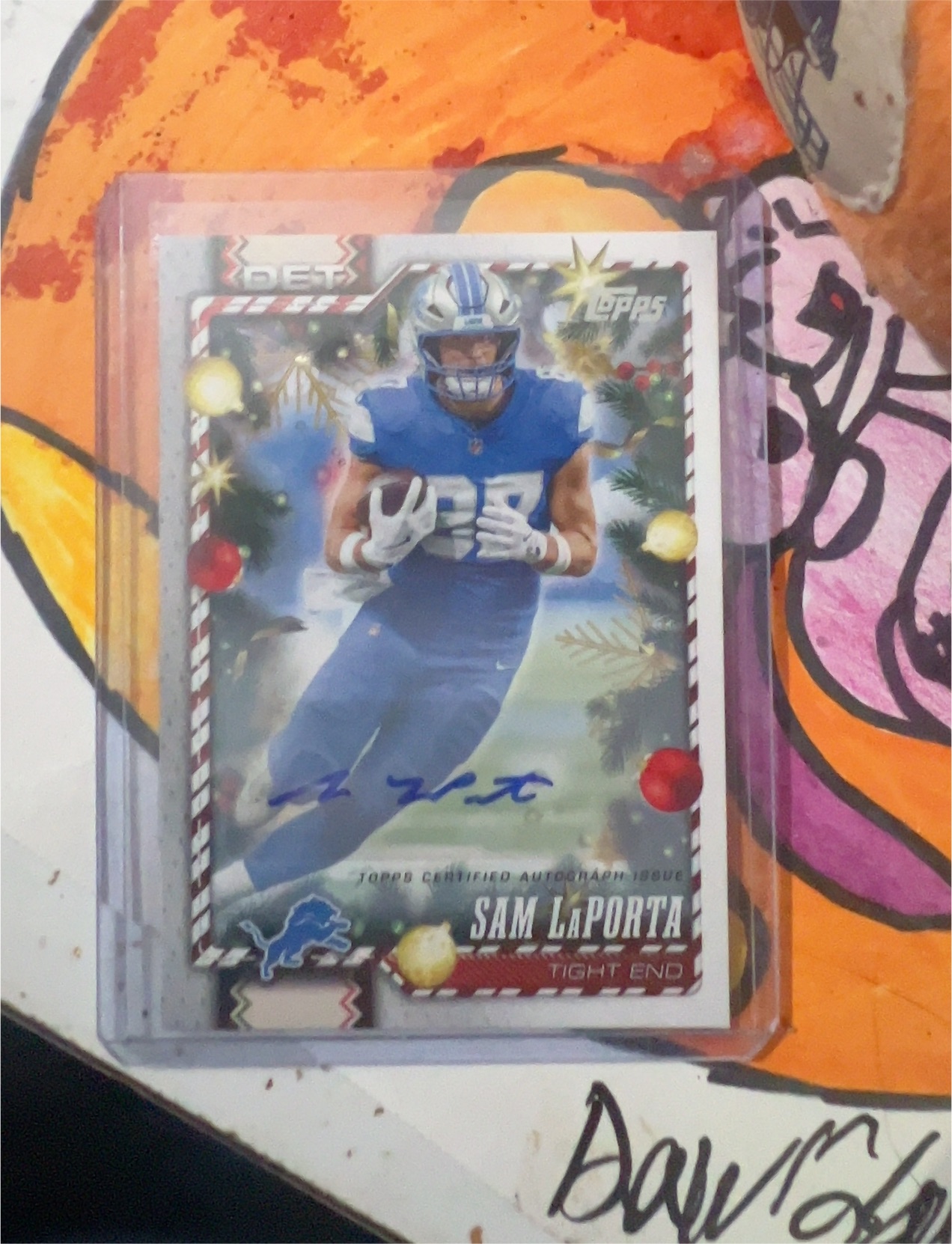 2026 Topps Holiday #124 Sam LaPorta — front