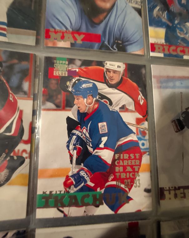 1994 Stadium Club #5 Keith Tkachuk — front