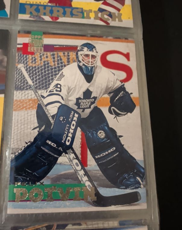 1994 Stadium Club #15 Felix Potvin — front
