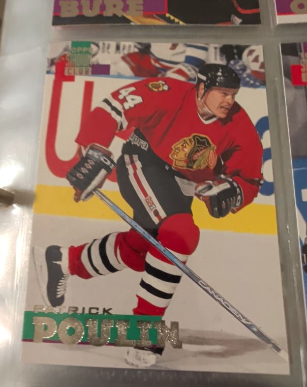 1994 Stadium Club #13 Patrick Poulin — front