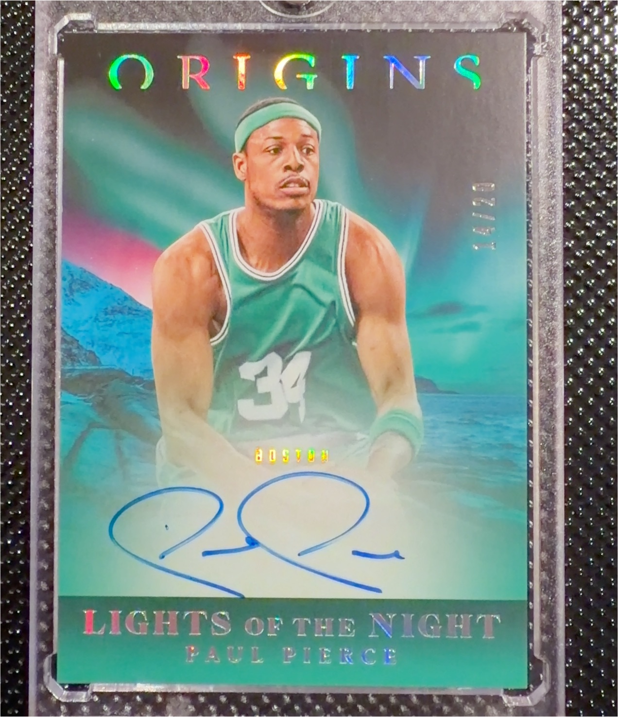 2025 Panini Origins #LNS-PPI Paul Pierce Lights of the Night — front