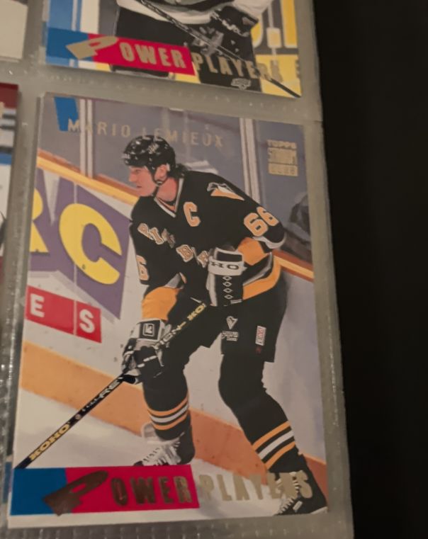 1994 Stadium Club #60 Mario Lemieux — front