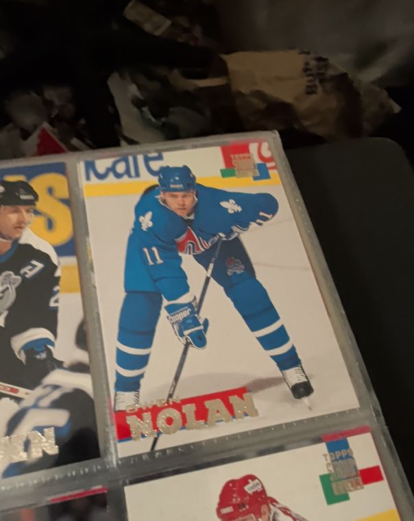 1994 Stadium Club #102 Owen Nolan — front