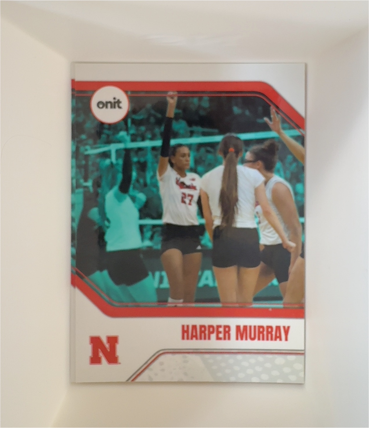 2025 Onit Harper Murray Nebraska Cornhuskers Volleyball Base Set Card #P-3 — front
