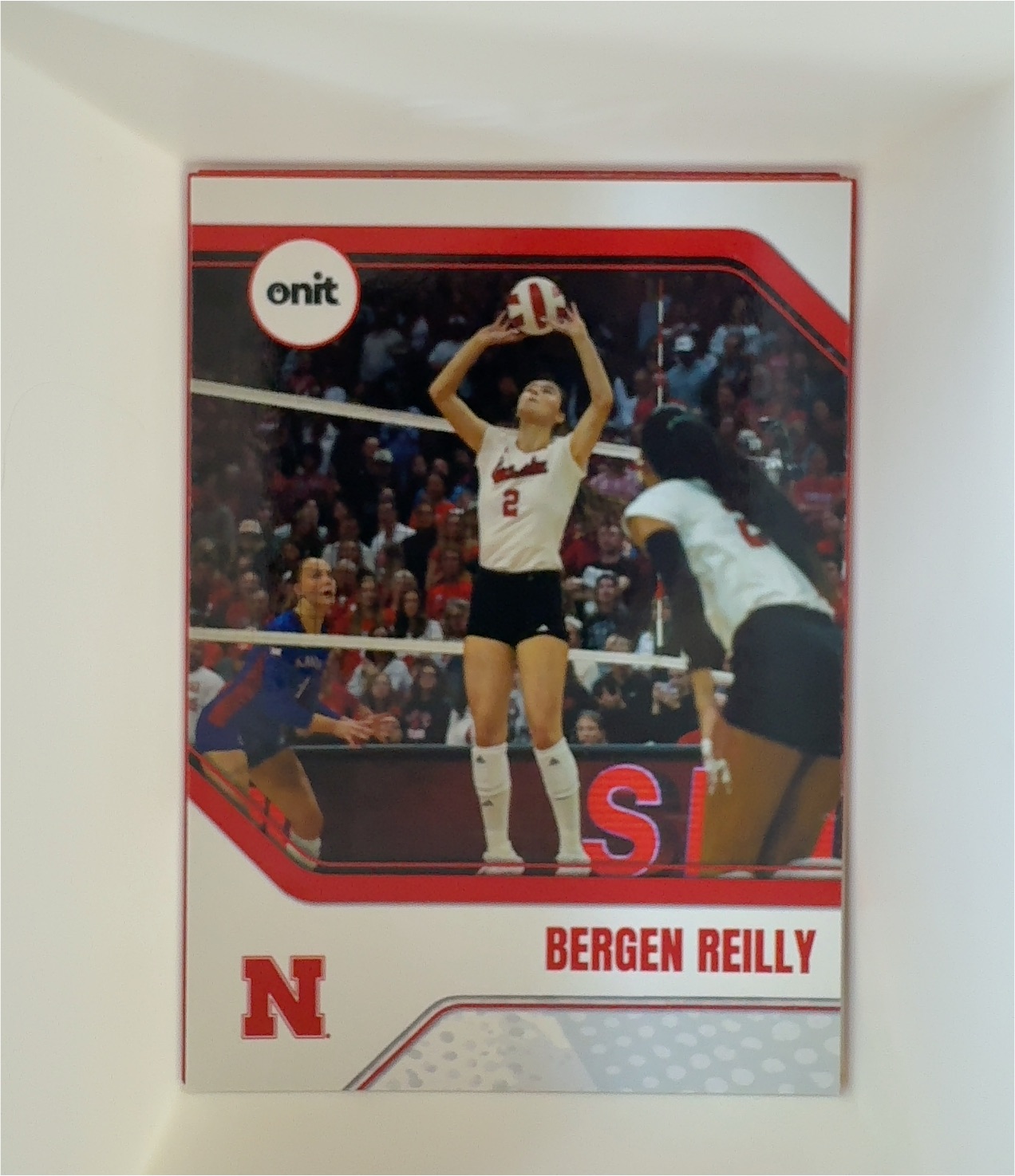 2025 Onit Athlete Nebraska Cornhuskers Volleyball Bergen Reilly #P-1 — front