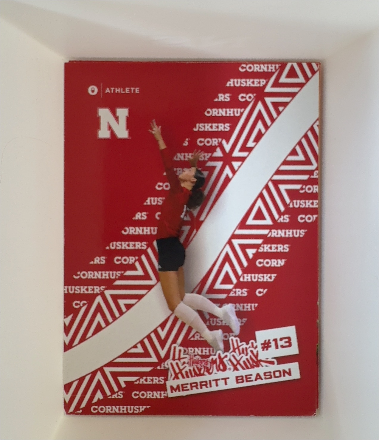 2024 Onit Nebraska Cornhuskers Volleyball Sticker Series #ST-2 Merritt Beason — front