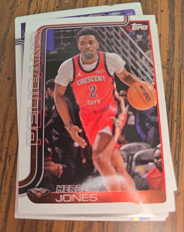 2025 Topps #189 Herbert Jones — front
