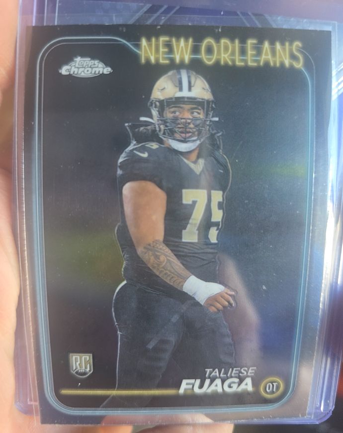 2024 Topps Chrome #296 Taliese Fuaga — front
