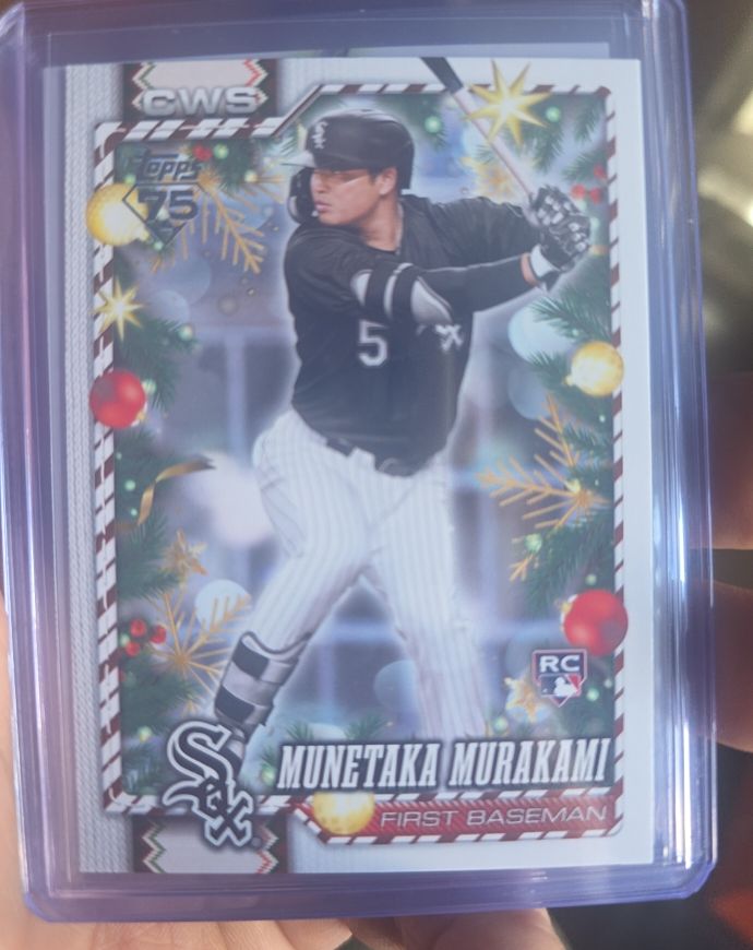 2026 Topps Holiday #H82 Munetaka Murakami — front