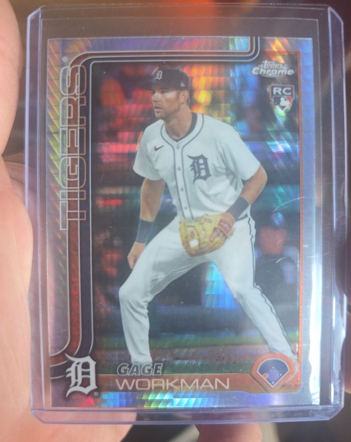 2025 Topps Chrome Update #USC21 Gage Workman — front
