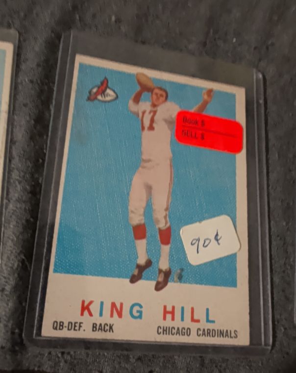 1959 Topps #117 King Hill — front