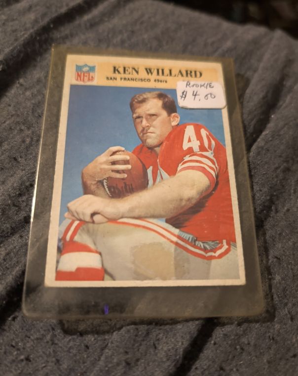 1966 Philadelphia #181 Ken Willard — front