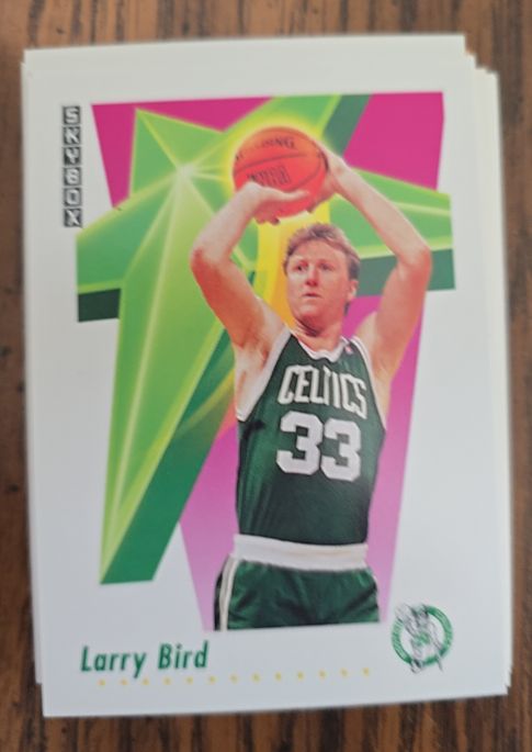 1991 Skybox #12 Larry Bird — front