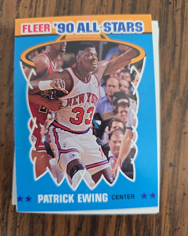1990 Fleer All-Star #12 Patrick Ewing — front