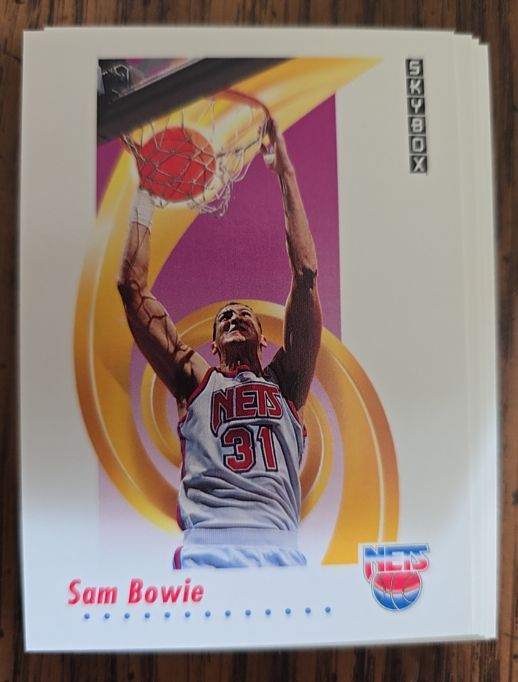 1991 Skybox #178 Sam Bowie — front