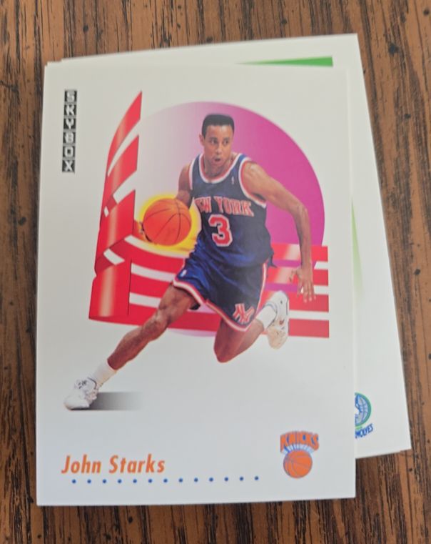 1991 Skybox #194 John Starks — front