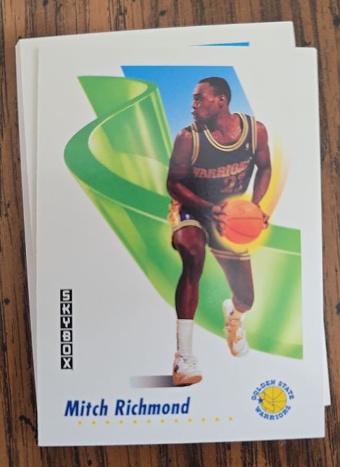 1991 Skybox #98 Mitch Richmond — front